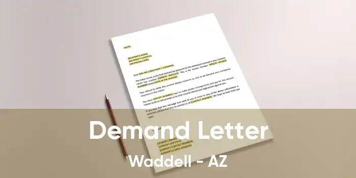 Demand Letter Waddell - AZ