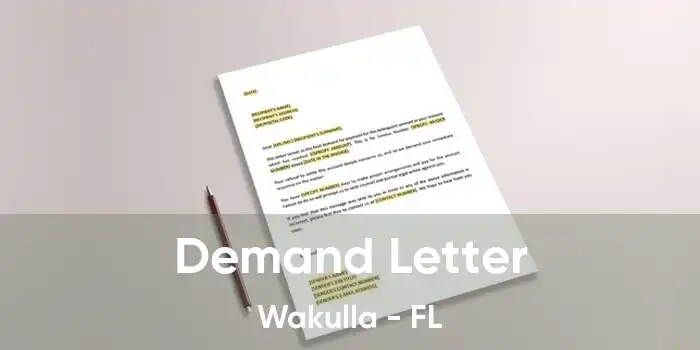 Demand Letter Wakulla - FL