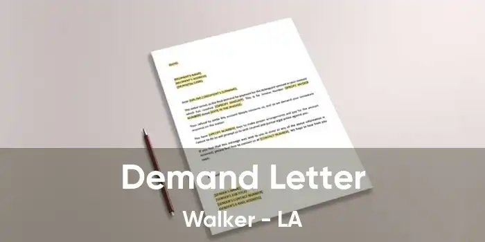 Demand Letter Walker - LA