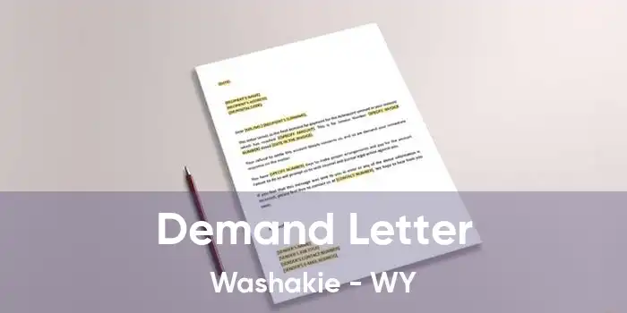 Demand Letter Washakie - WY