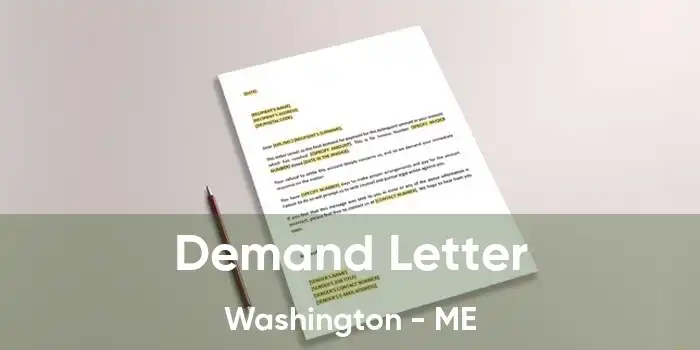 Demand Letter Washington - ME