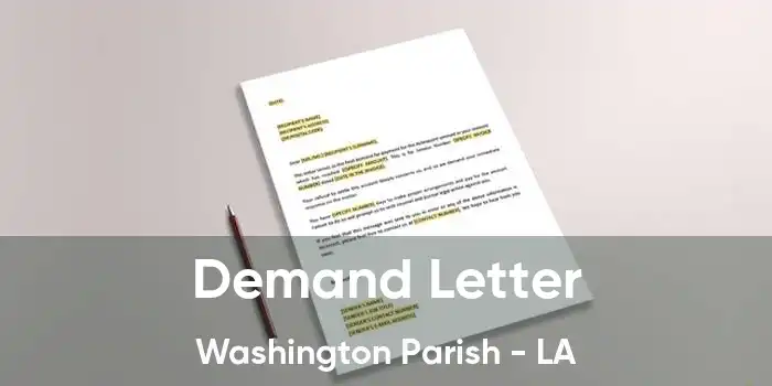 Demand Letter Washington Parish - LA