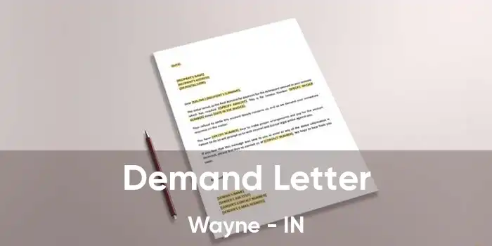 Demand Letter Wayne - IN