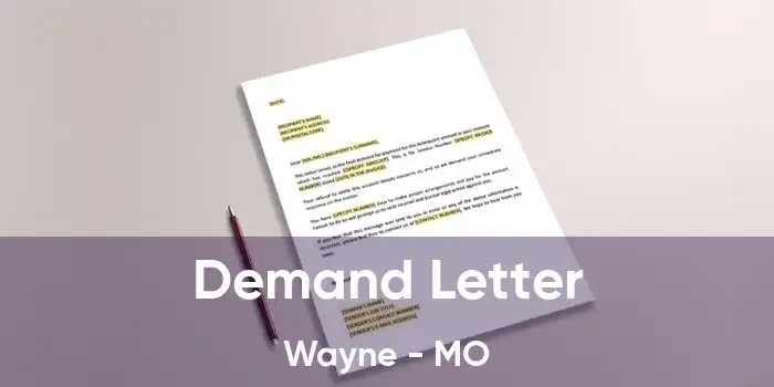 Demand Letter Wayne - MO