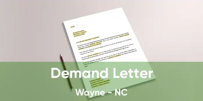 Demand Letter Wayne - NC