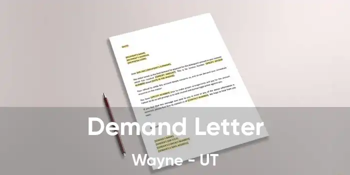 Demand Letter Wayne - UT