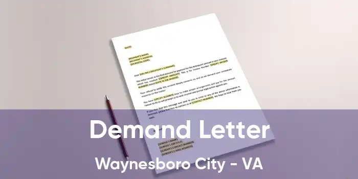 Demand Letter Waynesboro City - VA