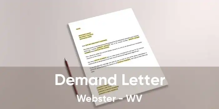 Demand Letter Webster - WV