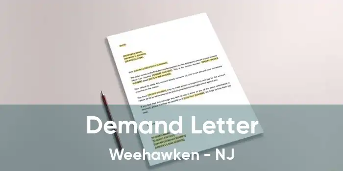 Demand Letter Weehawken - NJ