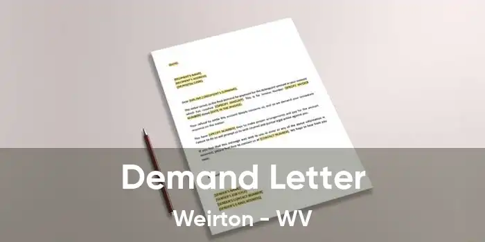 Demand Letter Weirton - WV