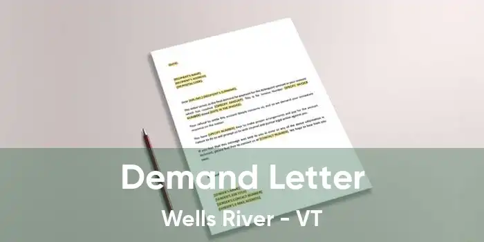 Demand Letter Wells River - VT