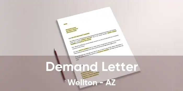 Demand Letter Wellton - AZ