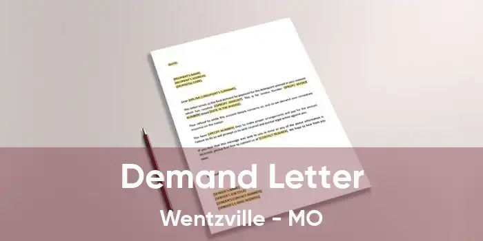 Demand Letter Wentzville - MO