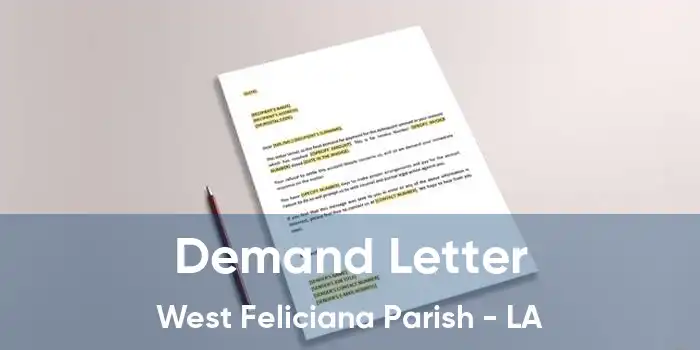 Demand Letter West Feliciana Parish - LA