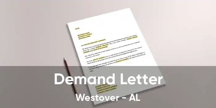 Demand Letter Westover - AL