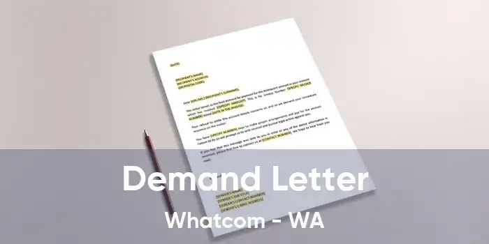 Demand Letter Whatcom - WA