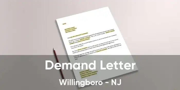 Demand Letter Willingboro - NJ