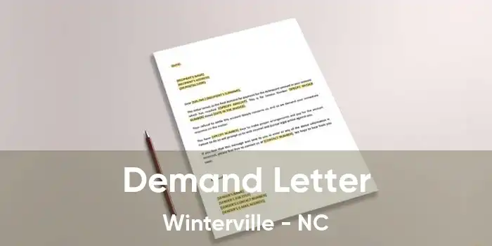 Demand Letter Winterville - NC