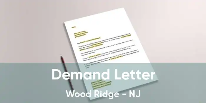 Demand Letter Wood Ridge - NJ