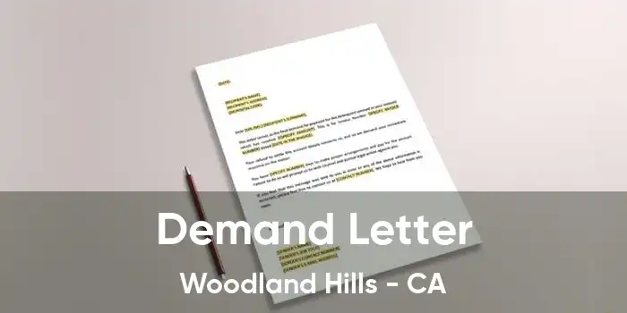 Demand Letter Woodland Hills - CA