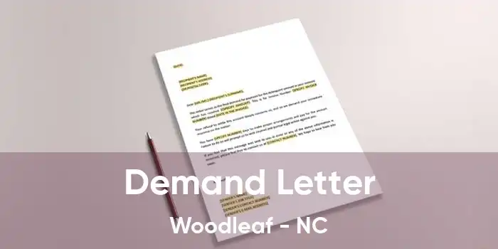 Demand Letter Woodleaf - NC