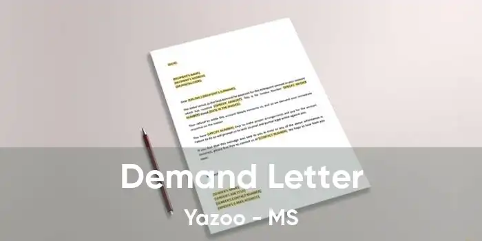 Demand Letter Yazoo - MS