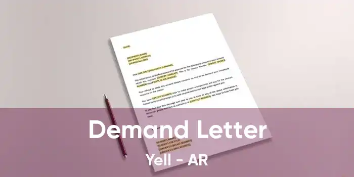 Demand Letter Yell - AR