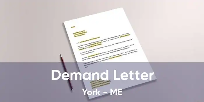 Demand Letter York - ME