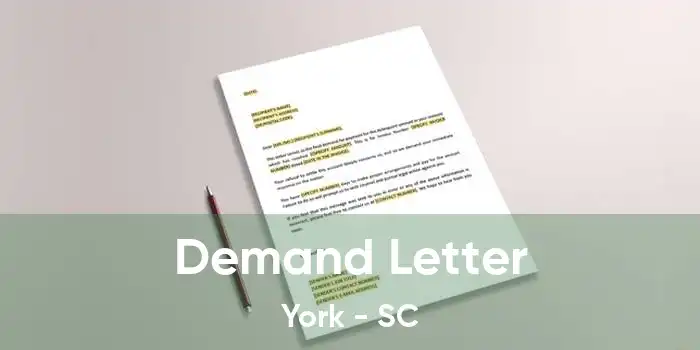 Demand Letter York - SC