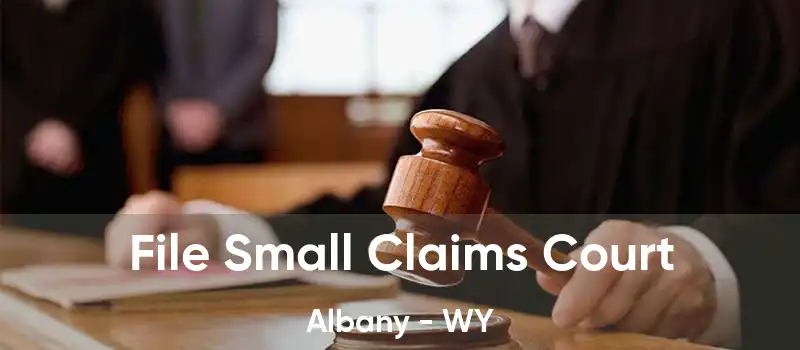 File Small Claims Court Albany - WY