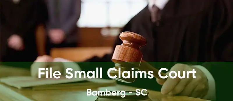 File Small Claims Court Bamberg - SC