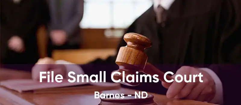 File Small Claims Court Barnes - ND