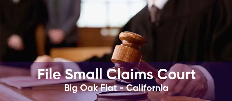 File Small Claims Court Big Oak Flat - California