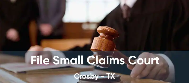 File Small Claims Court Crosby - TX