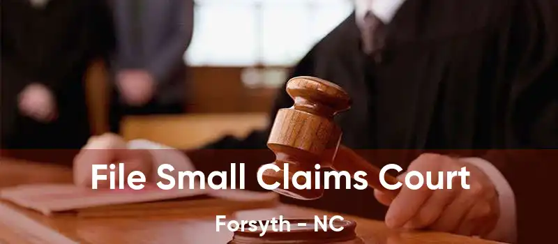 File Small Claims Court Forsyth - NC