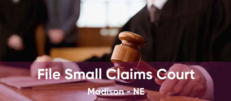 File Small Claims Court Madison - NE