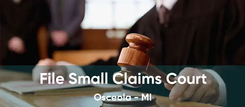 File Small Claims Court Osceola - MI