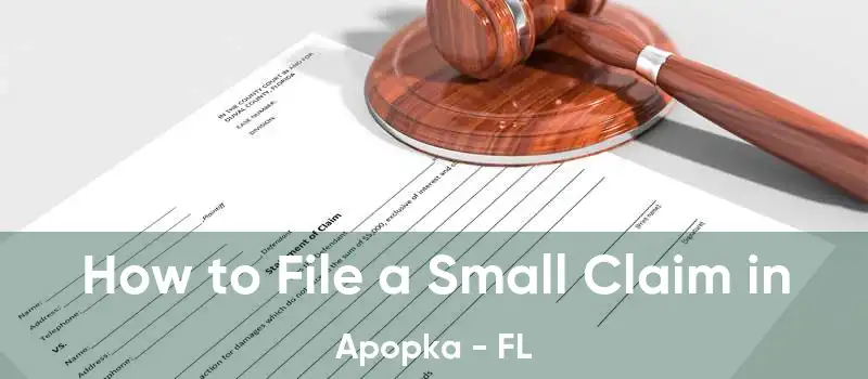 How to File a Small Claim in Apopka - FL