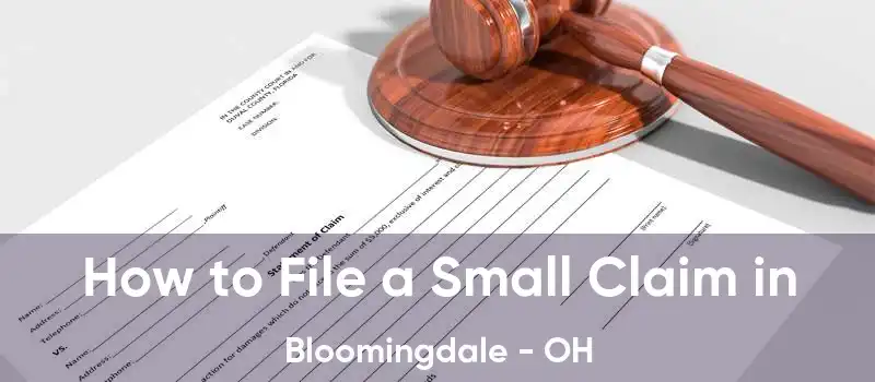 How to File a Small Claim in Bloomingdale - OH