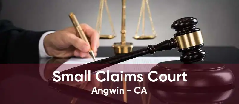 Small Claims Court Angwin - CA