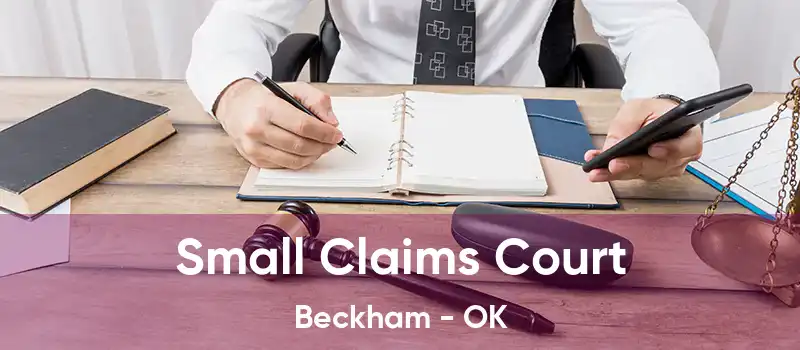 Small Claims Court Beckham - OK