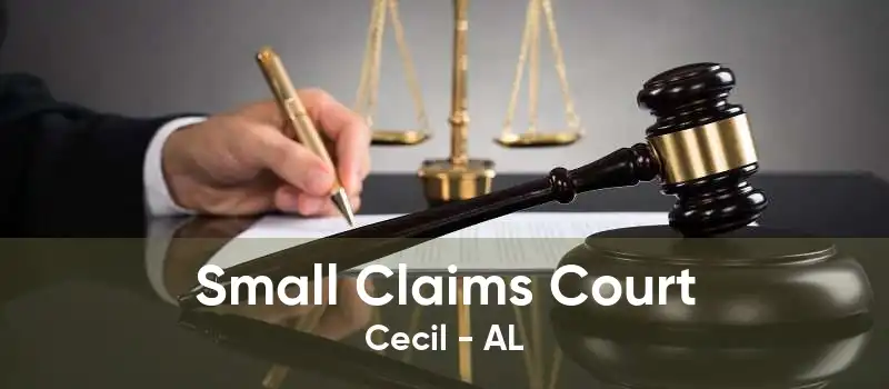 Small Claims Court Cecil - AL