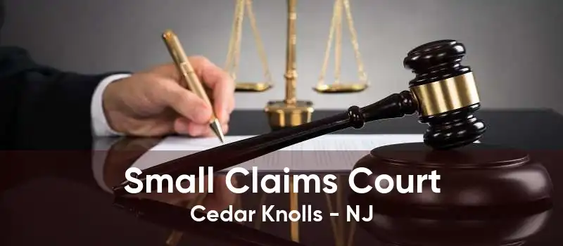 Small Claims Court Cedar Knolls - NJ