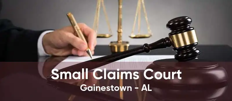 Small Claims Court Gainestown - AL