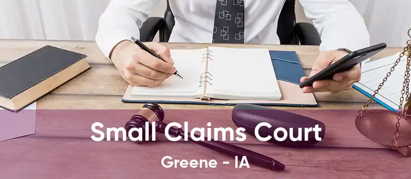 Small Claims Court Greene - IA