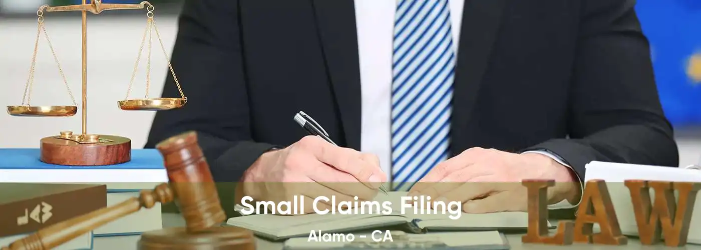 Small Claims Filing Alamo - CA