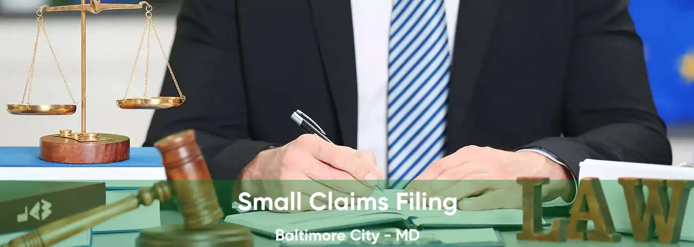 Small Claims Filing Baltimore City - MD