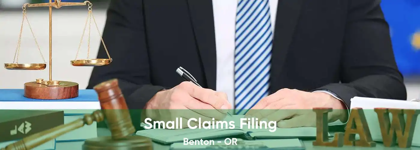 Small Claims Filing Benton - OR