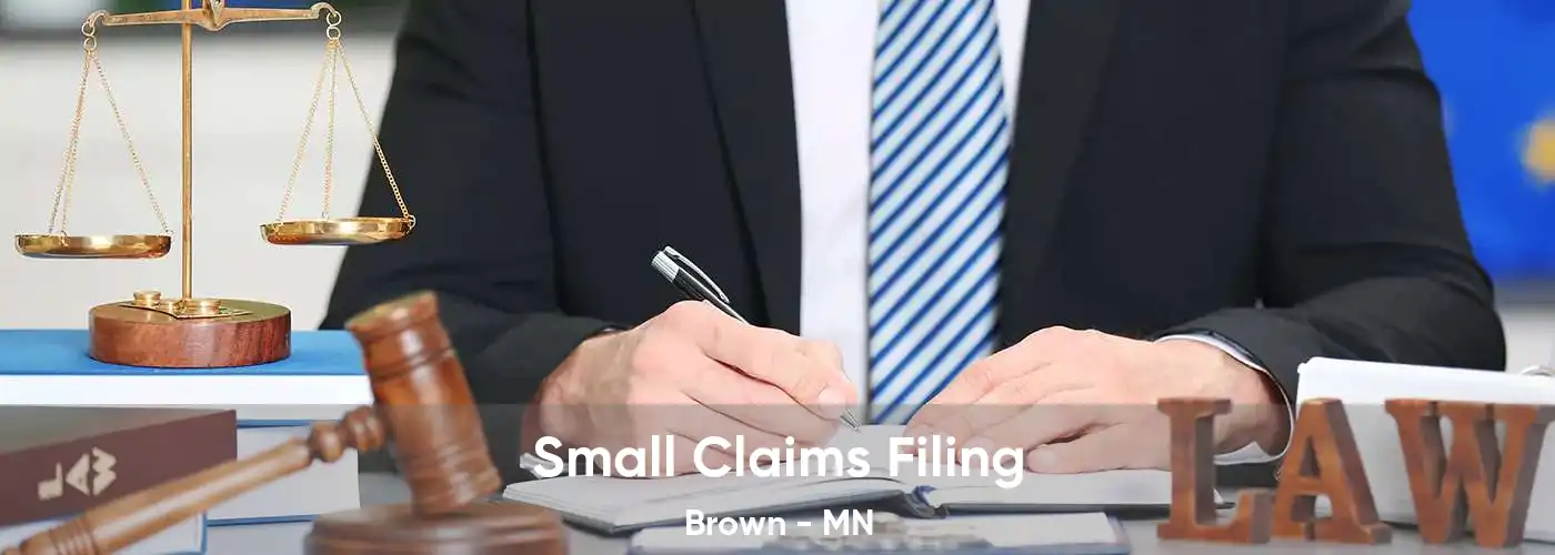 Small Claims Filing Brown - MN