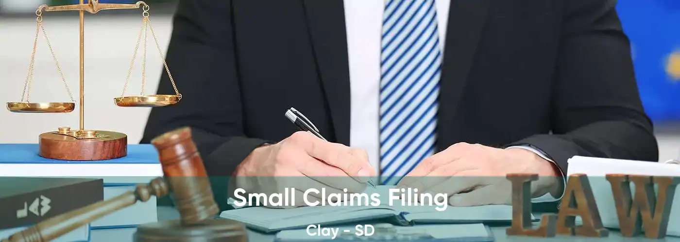 Small Claims Filing Clay - SD